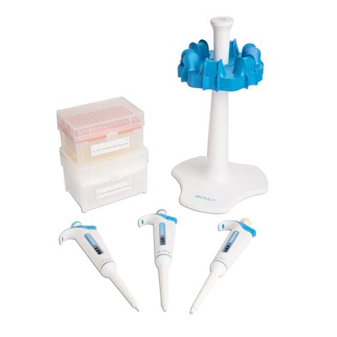 Microlit Nero 3 Piece Micropipette Starter Kit Accurate Pipettors