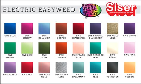 Siser ELECTRIC Easyweed HTV 12x14 25 HTV Siser Vinyl Heat Etsy