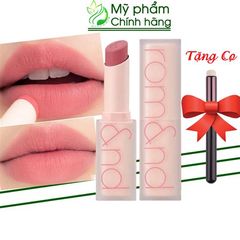 Mua Son Thỏi Romand Zero Matte Lipstick Son Lì Mịn Màu Pink Sand Hồng Tím Nude Chính Hãng giá