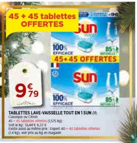 Promo Tablettes Lave Vaisselle Tout En Sun Chez Bi Icatalogue Fr