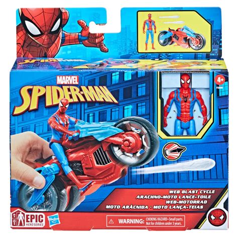 Spider-Man Motorcycle & 4 Inch Figure | Toys | Casey's Toys