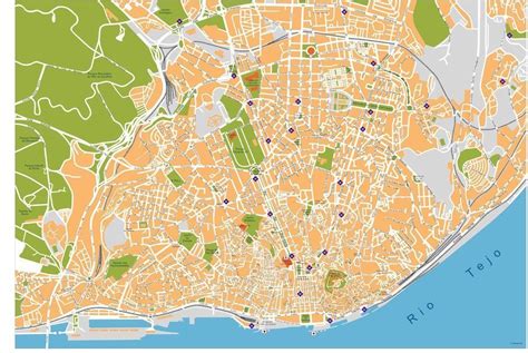 Lisboa Digital Vector Map Digital Maps Netmaps UK