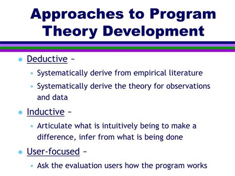 Ppt Program Theory And Logic Models Powerpoint Presentation Free