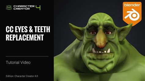 Replace Eyes Teeth In Character Creator With Blender Character