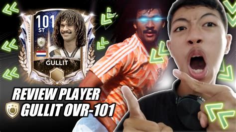 THE STRIKER ICON IN FIFA MOBILE REVIEW PLAYER RUUD GULLIT OVR 101