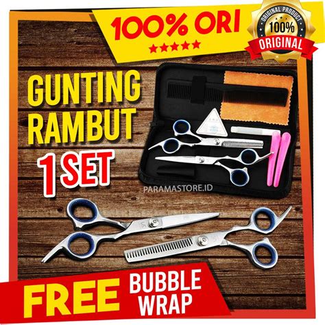 Jual Gunting Rambut Set Set Gunting Rambut Sasak Alat Cukur Rambut