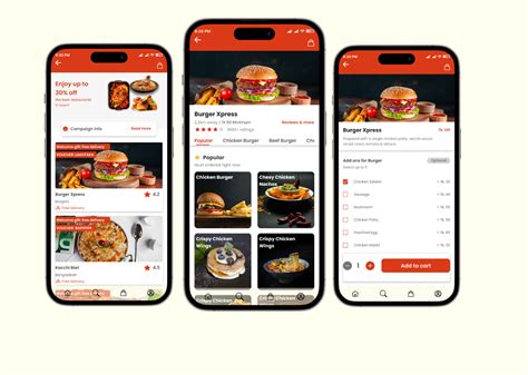 Food Delivery Mobile App Design On Behance