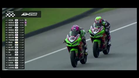 Luar Biasa 3 Pembalap AHRT Borong Podium Race 2 AP250 Sepang YouTube