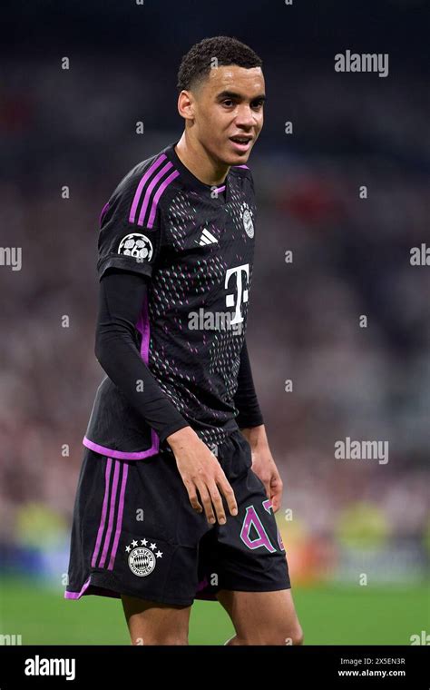 Jamal Musiala Of Fc Bayern München Looks On During The Uefa Champions