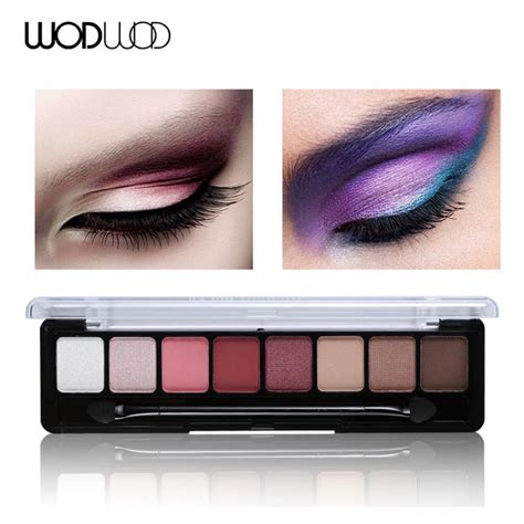 Wodwod Marca Tierra Color Sombra De Ojos Maquillaje Paleta Brillo Mate