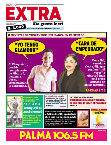 NPY Oficial On Twitter Compartimos La Portada Del DiarioExtraPy De