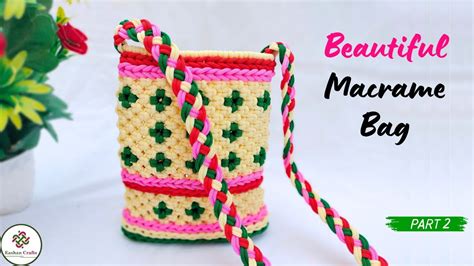 How To Make Macrame Bag Bolsa De Macrame DIY Macrame Sling Bag