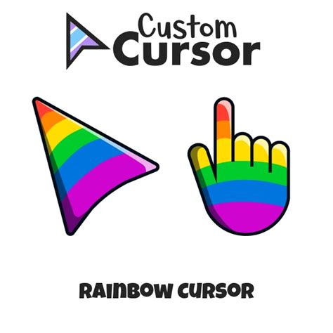 Rainbow cursor – Custom Cursor