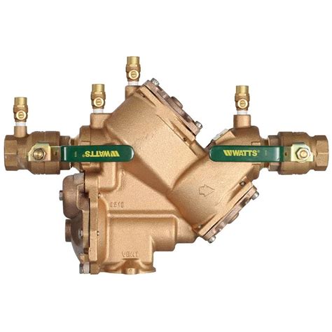 Watts 0391011 Lf909m1 Qt 1 1 2 Lead Free Silicon Bronze Reduced Pressure Zone Backflow