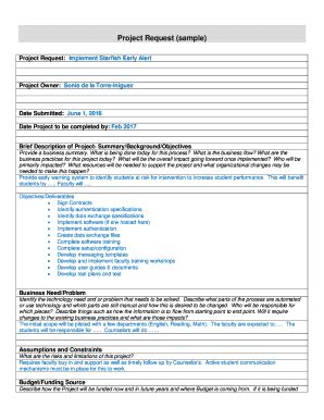 Fillable Online Project Plan Template Fax Email Print - pdfFiller