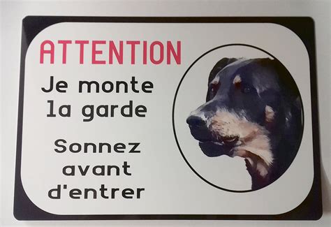 Achat Vente Plaque De Portail Attention Au Chien Personnalis E Photo