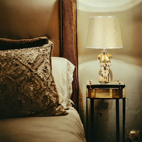 El Mujer By Italian Designer Mauro Ferretti Italian Designer Gold Lamp Female Naked Torso With