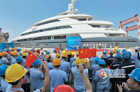 “烟台造”亚洲最大超级游艇“幻想号”昨日首航首航游艇来福士新浪新闻