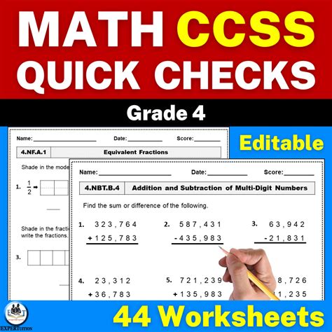 Common Core Worksheets By Grade