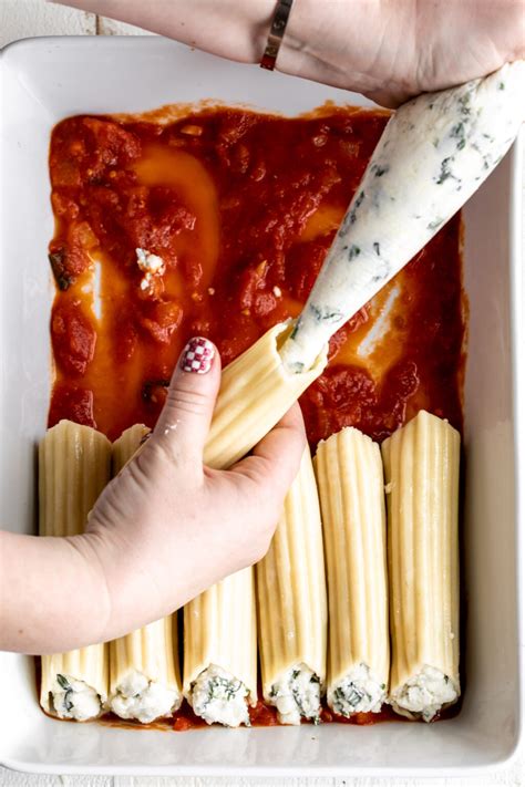 How To Make Manicotti Cooking With Cocktail Rings