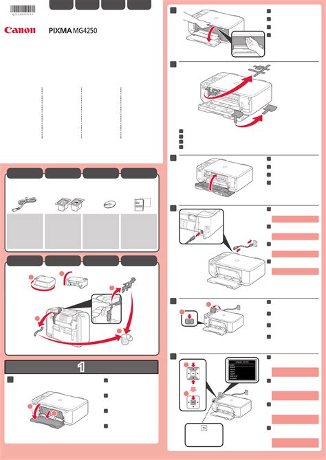 Handleiding Canon Pixma Mg4250 Pagina 1 Van 4 Nederlands Duits Engels Frans