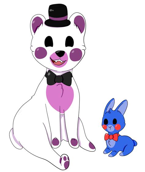 Chibi Funtime Freddy And Bonbon By Lolbit439 On Deviantart