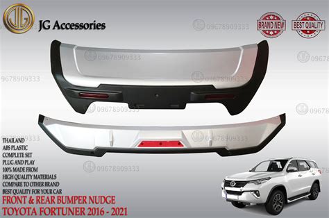 Toyota Fortuner 2016 2020 Front Rear Nudge Bar Under Runner Bumper