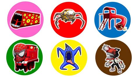 Spin Wheel Train Eater Spider Choo Choo Charles Monster Gorka Kereta