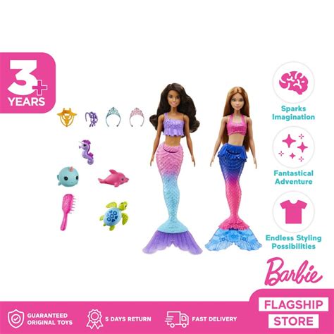 Jual Barbie Dreamtopia Ocean Adventure Mermaid Dolls And Accesories Mainan Boneka Anak