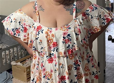 Amazon Soly Hux Plus Size Piece Tankini Floral Print Swimsuit Ruffle Trim Bikini Set