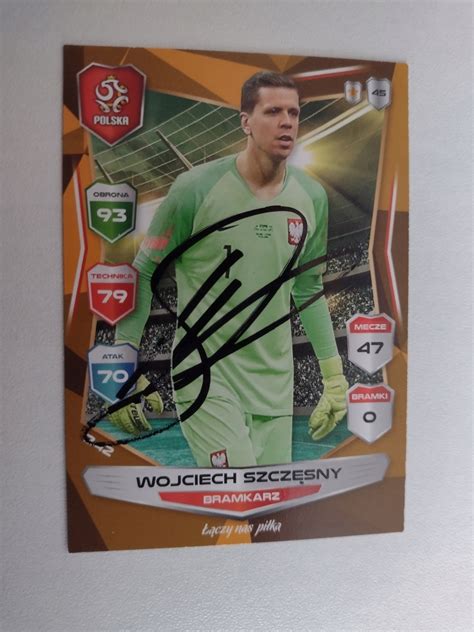 Karta panini autograf Polska Wojciech Szczęsny PZPN 15419117444