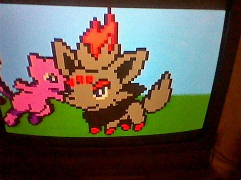 Zorua Pixel Art In Total Miner By Darkussdude3901 On Deviantart