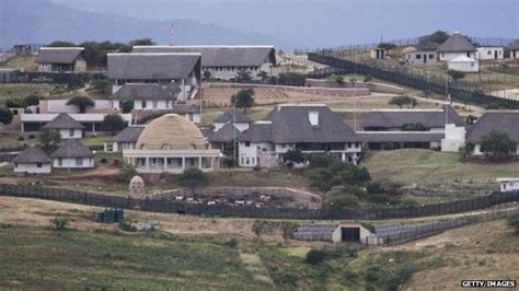 Satellite images show SA president Zuma's expanding home - BBC News