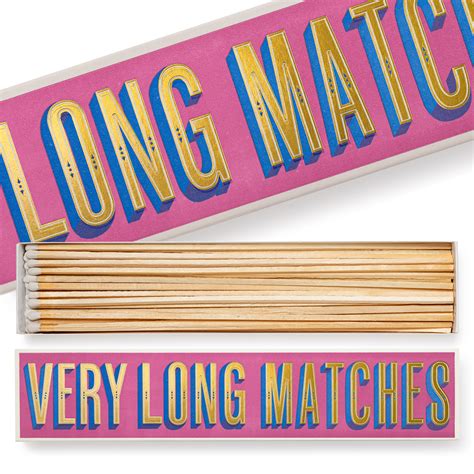 Bo Te D Allumettes Longues Very Long Matches I Love Rose