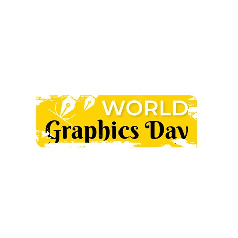 World Graphics Day Vector Png Images World Graphics Day Transparent