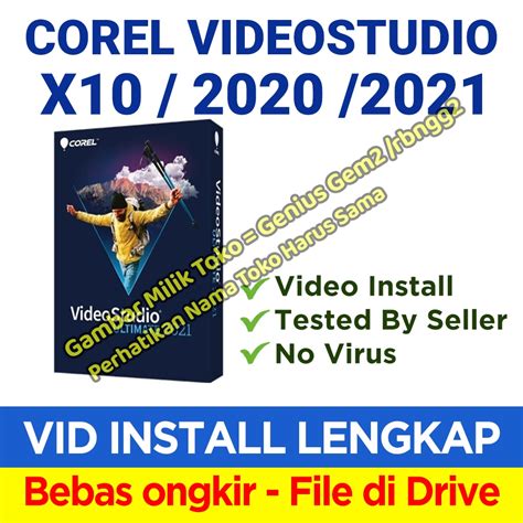 Jual Corel Video Studio Ultimate Lengkap Shopee Indonesia