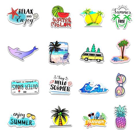 Beach Stickers