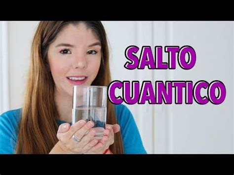 Salto Cu Ntico T Cnica De Manifestaci N Con Agua Cuantica Tapping