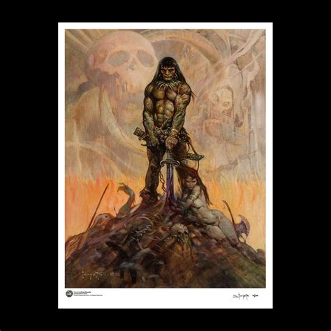 Frank Frazetta Conan The Barbarian 24x32 Limited Edition Giclée