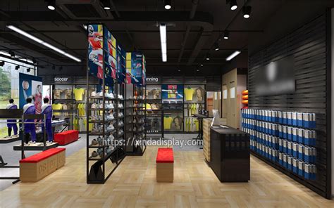 Retail Sports Shop Design Sportswear Store Display Sport Shop Interior Design Retail Shop