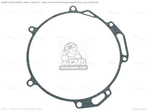 Gasket Clutch Cover Mca Kawasaki Buy The At Cmsnl