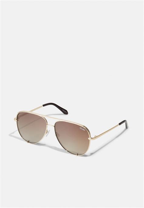 Quay Australia High Key Extra Large Unisex Sonnenbrille Chocolate