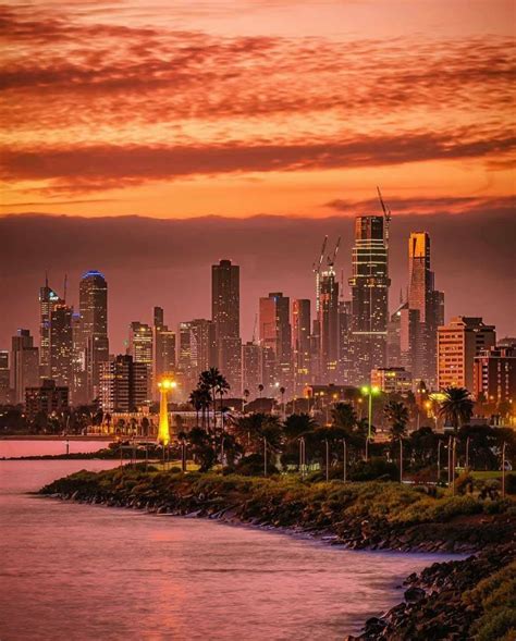 Melbourne city skyline – Artofit