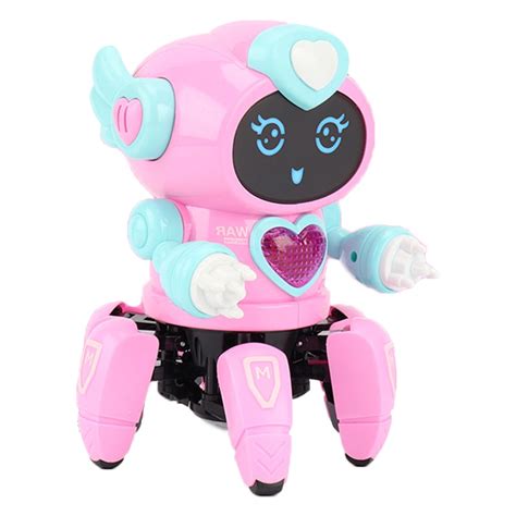 Gejnmdty Kids Smart Robot Toy Mini Robot Singing Dancing Movable