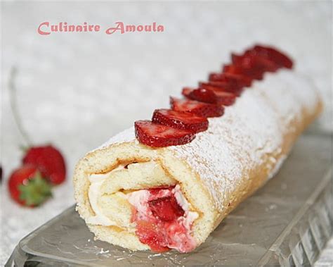 Recette De G Teau Roul Aux Fraises Et Mascarpone