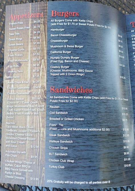 Pioneer Club Wabasha Menu Decoding The Pricing Strategy And Player Experience