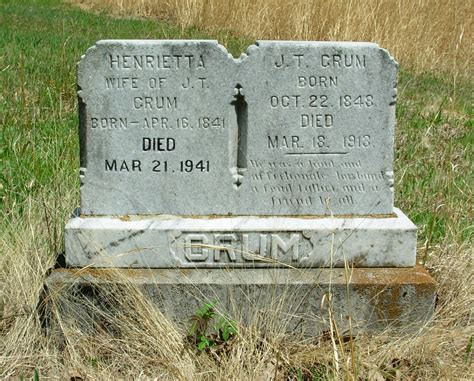 Joseph Tyler Crum 1848 1913 Find A Grave Memorial