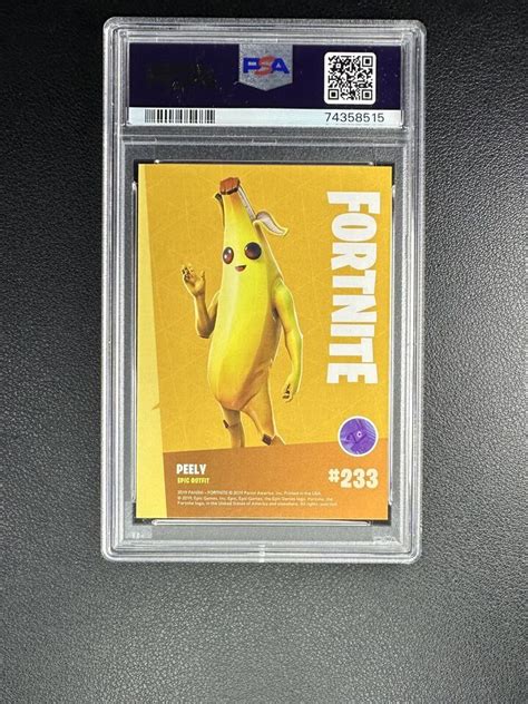 Peely Psa Panini Fortnite Usa Series Crystal Shard Ssp