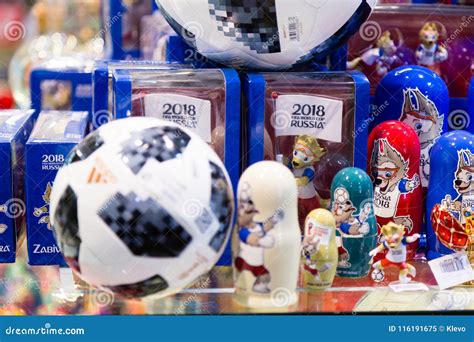 MOSCOW, RUSSIA - APRIL 30, 2018: TOP GLIDER Match Ball Replica for ...