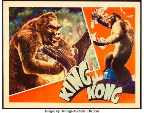 Movie Posters Horror King Kong Rko Lobby Card X